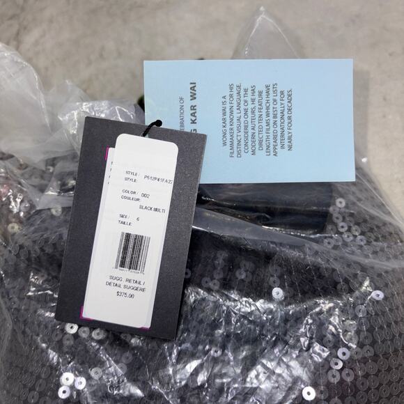 heaven BY MARC JACOBS Tie-Dye Print Mini Dress Sequin All over Print SZ 6 - Picture 6 of 10